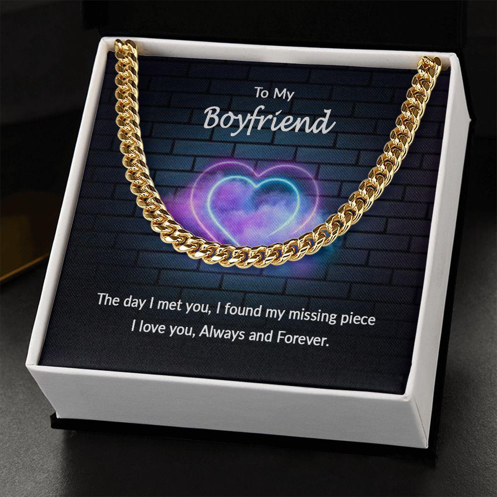 To My Boyfriend - I Love you - CHARMING FAMILY GIFT